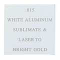 White Aluminum Engraving Sheet Stock (12"x24"x0.015")
